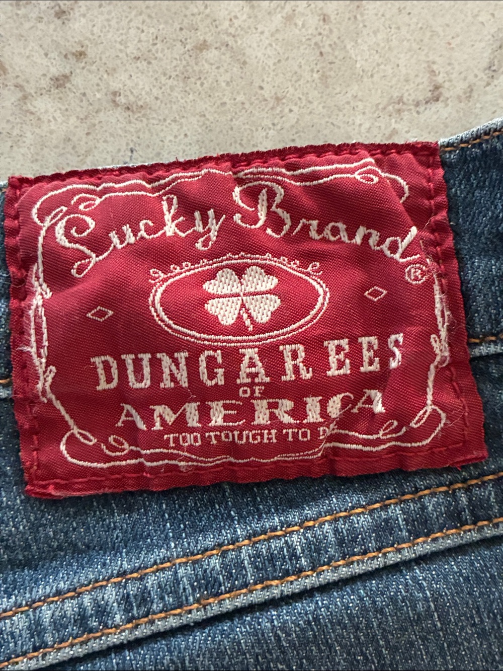 Lucky Brand Straight Leg Jeans in Dark Blue Wash - Picture 4 of 7